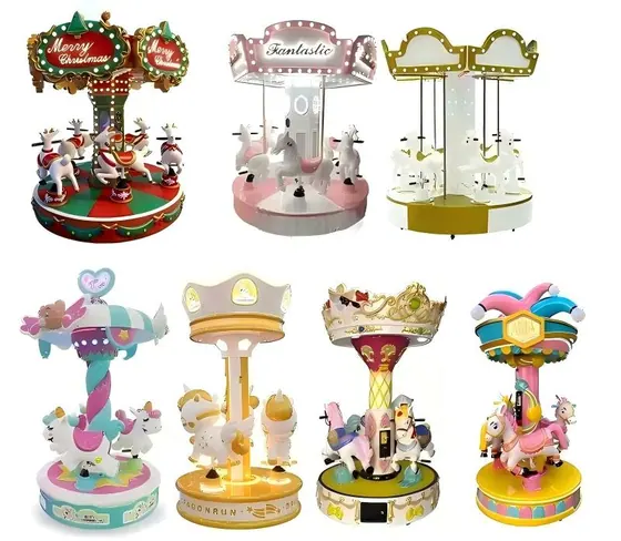 Christmas Mini Carousel amusement ride for sale — manufactured by XL Amusement Ride (Henan Xinlong Amusement Equipment Co., Ltd.)