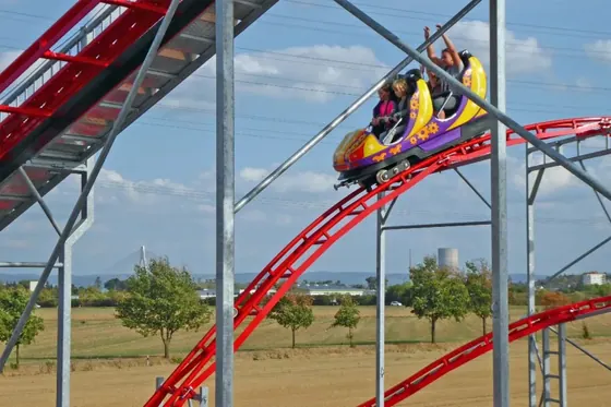 CYCLON COASTER amusement ride — photo 3 by XL Rides factory