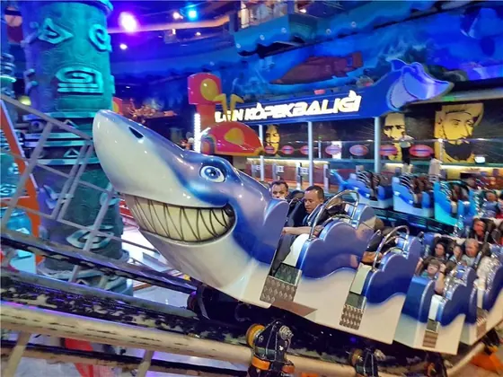 Shark Coaster amusement ride — photo 3 by XL Amusement Ride factory