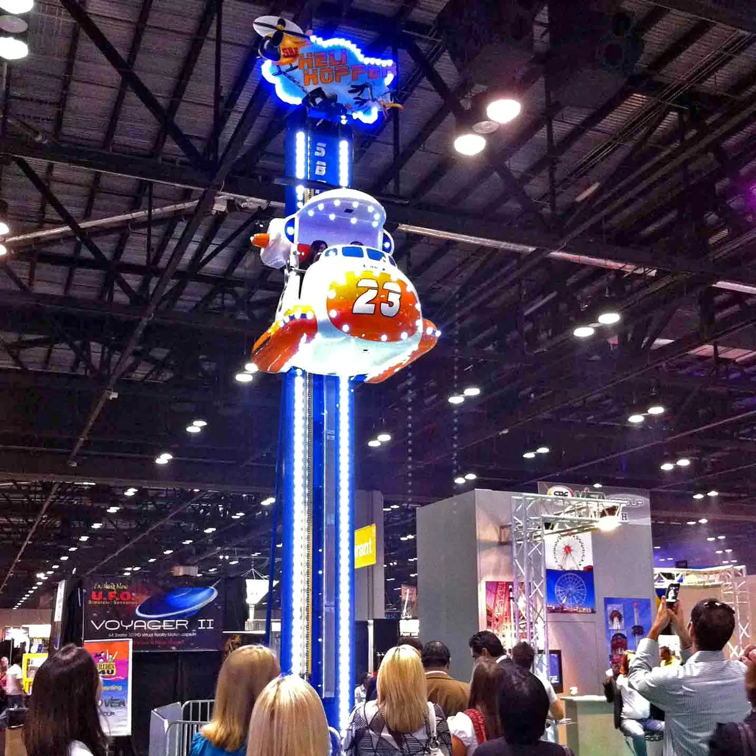Heli Hopper — Spinning Rides ride for sale from XL Rides amusement ride manufacturer, China